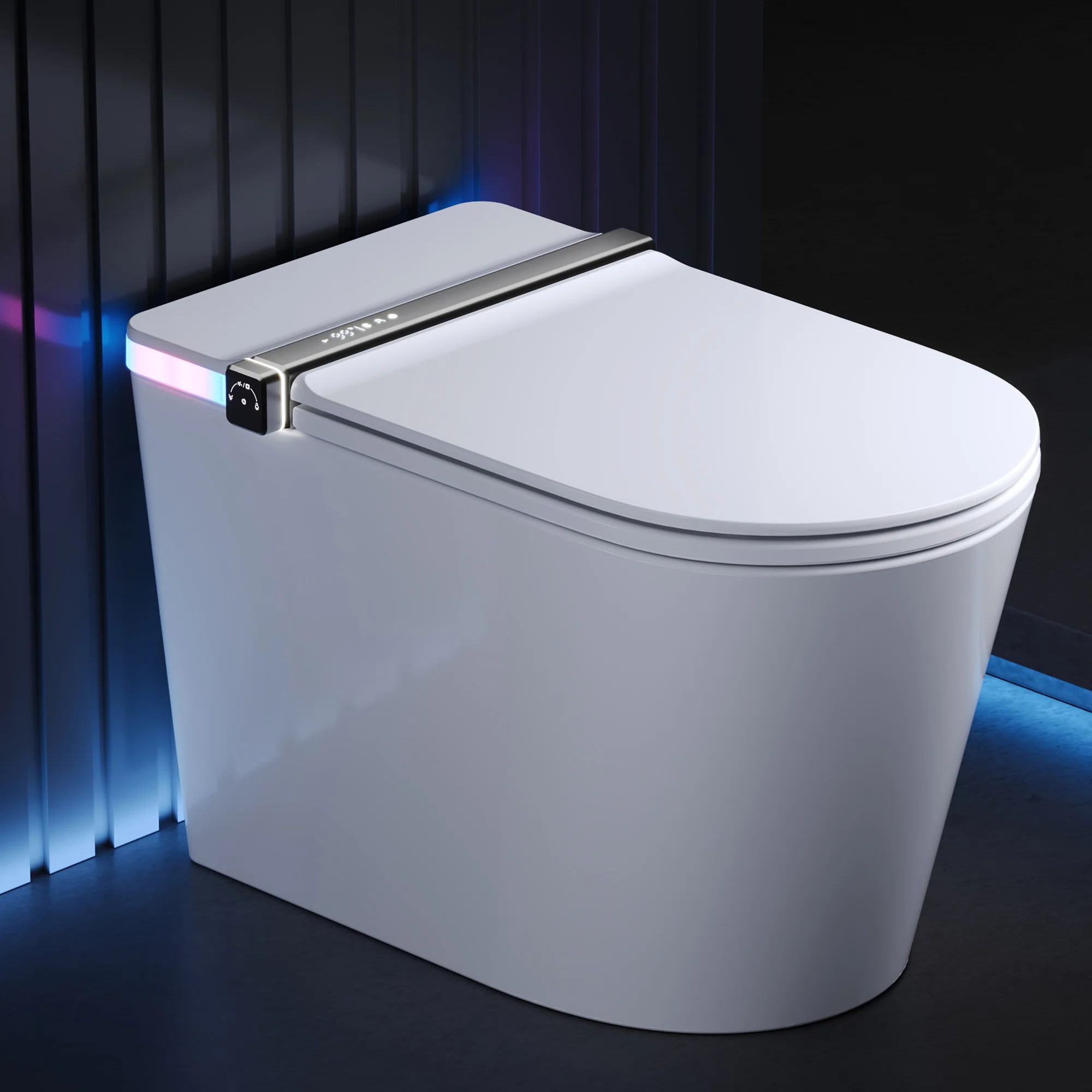 DeerValley Luxury Smart Bidet Toilet: Auto Open/Close Lid, Foam Shield, Built-in Tank & Pump for ... | Wayfair North America