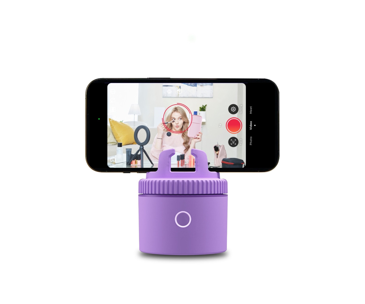 Pivo Pod Lite Fitness Tracking Phone Holder, Auto 360Â° Rotation, Selfie, Handsfree Video Recording - Purple | Macy's