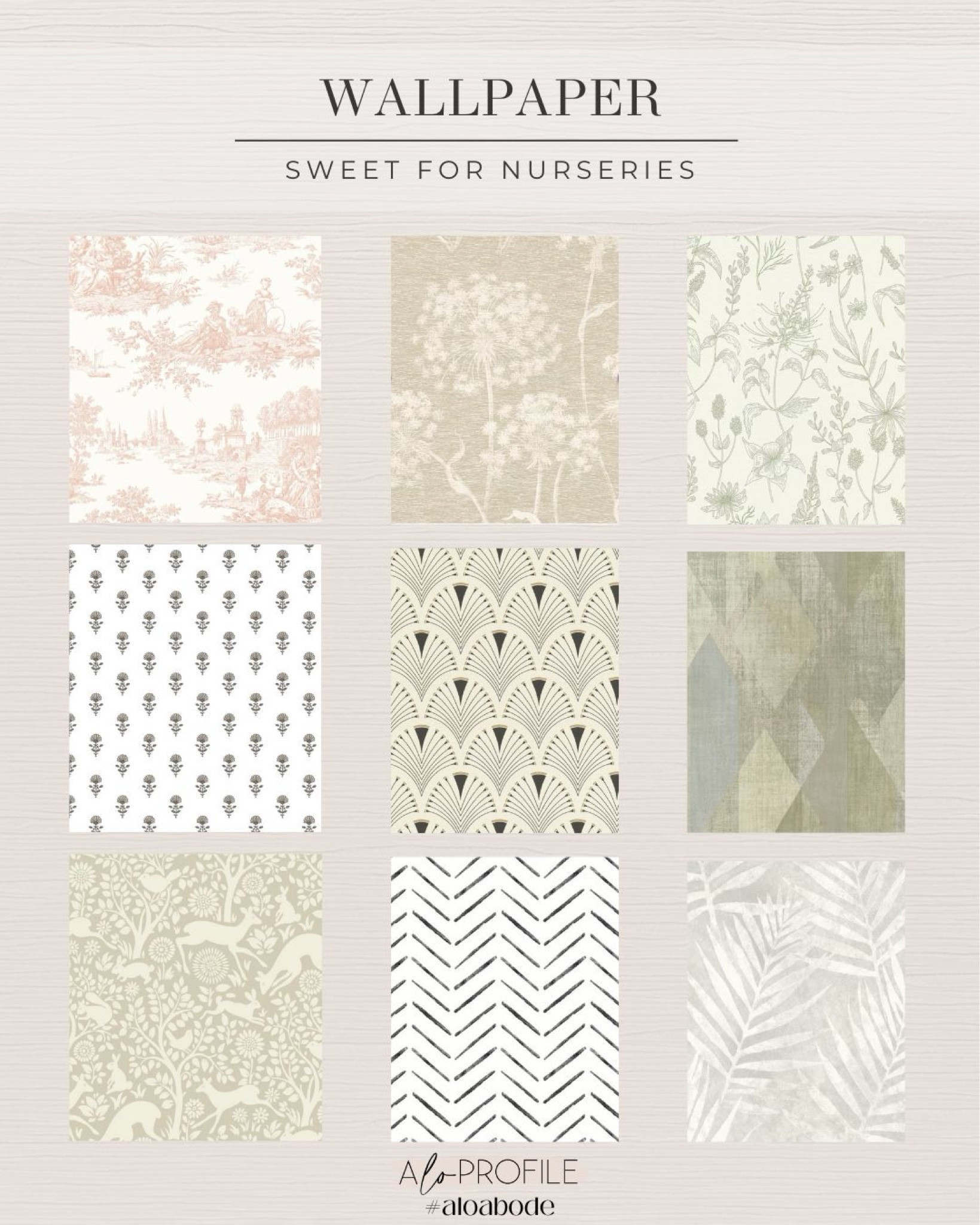 Neutral wallpapers for nurseries I’m eyeing 

#LTKHome #LTKBaby #LTKBump