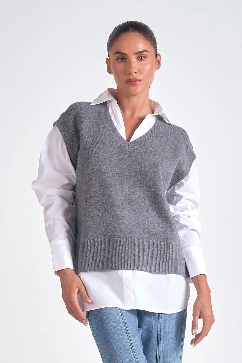 Essex Sweater Vest Top | Shop Elan