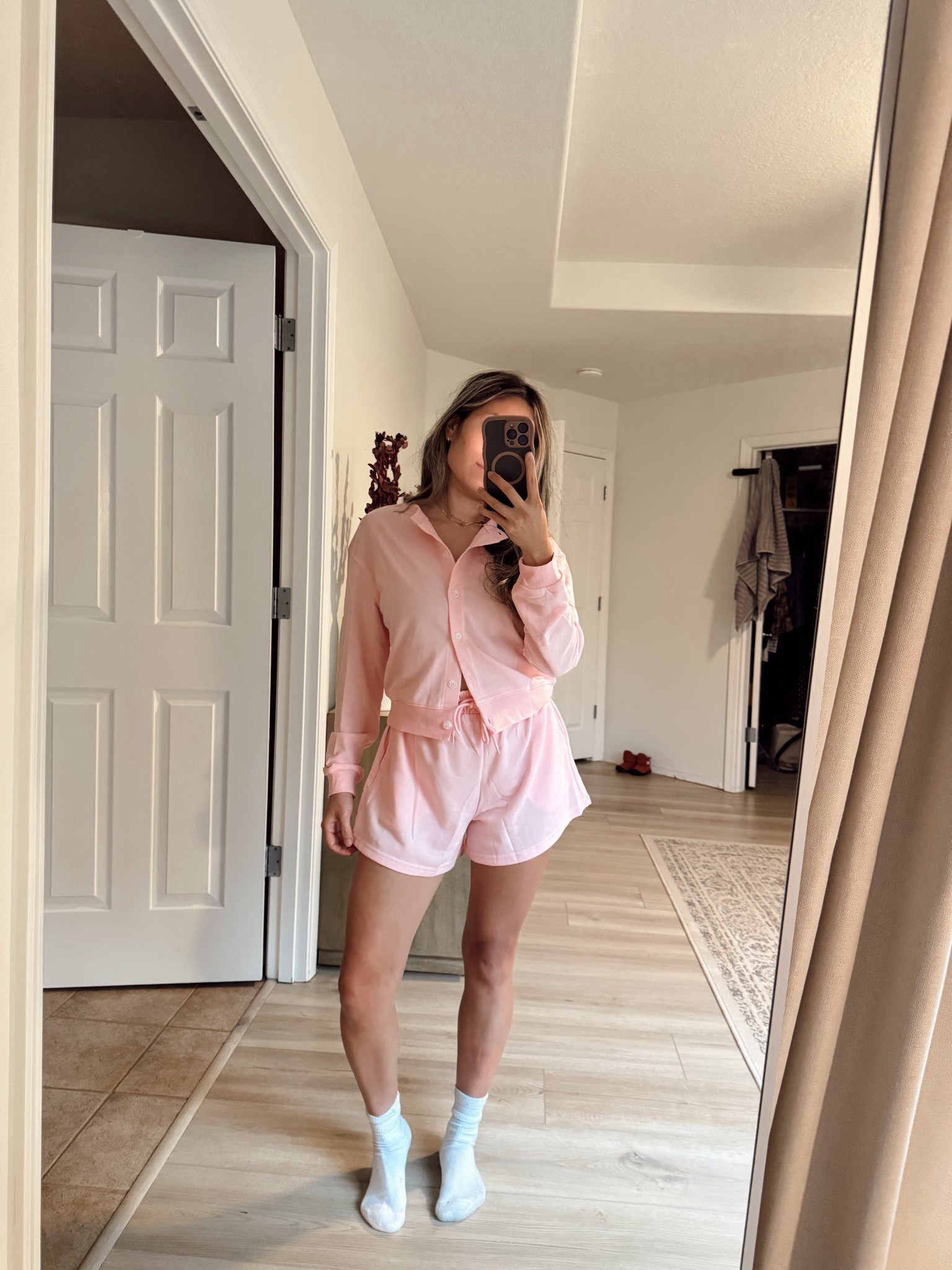 Perfect transitional outfit for lounging, travel, or errand runs! wearing size small, I would up a size for slightly oversize fit. I’m 5’3” 117lb for reference. #momfit #ootd #errandruns

#LTKPetite #LTKFindsUnder100 #LTKFindsUnder50