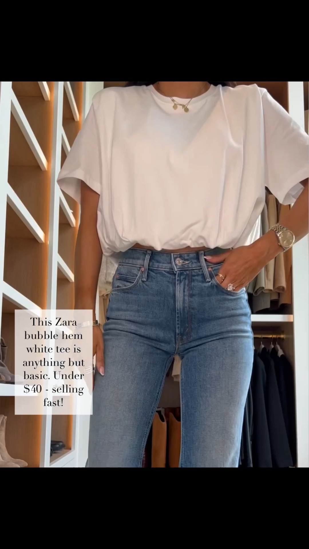 The summer basics you’ll wear all summer long / summer capsule wardrobe 
Zara summer tops 
Mother denim wearing a 23
L

#LTKootd #LTKmomlife #LTKOver40