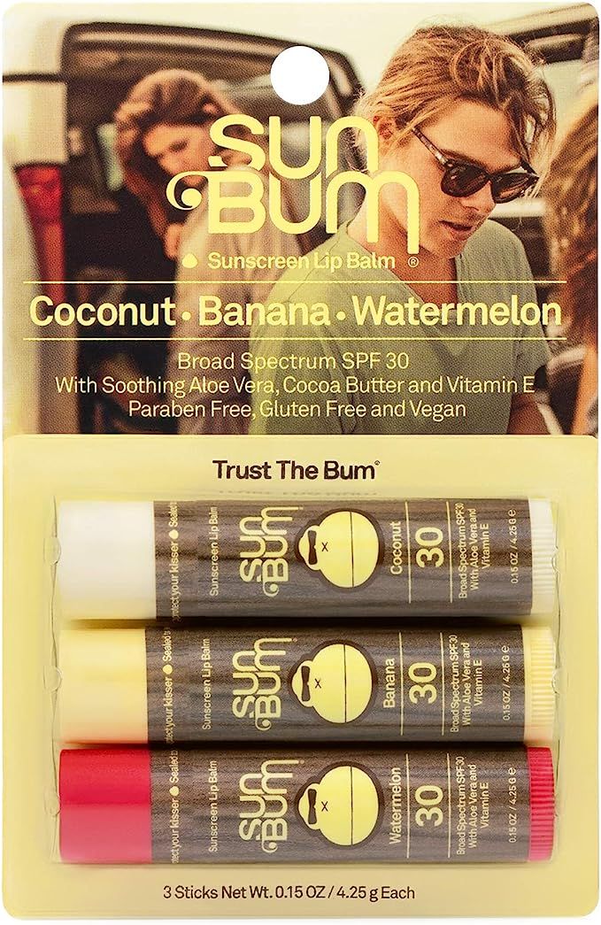 Sun Bum Lip Balm, SPF 30, 0.15 oz. Stick, 1 Count, Broad Spectrum UVA/UVB Protection, Hypoallerge... | Amazon (US)