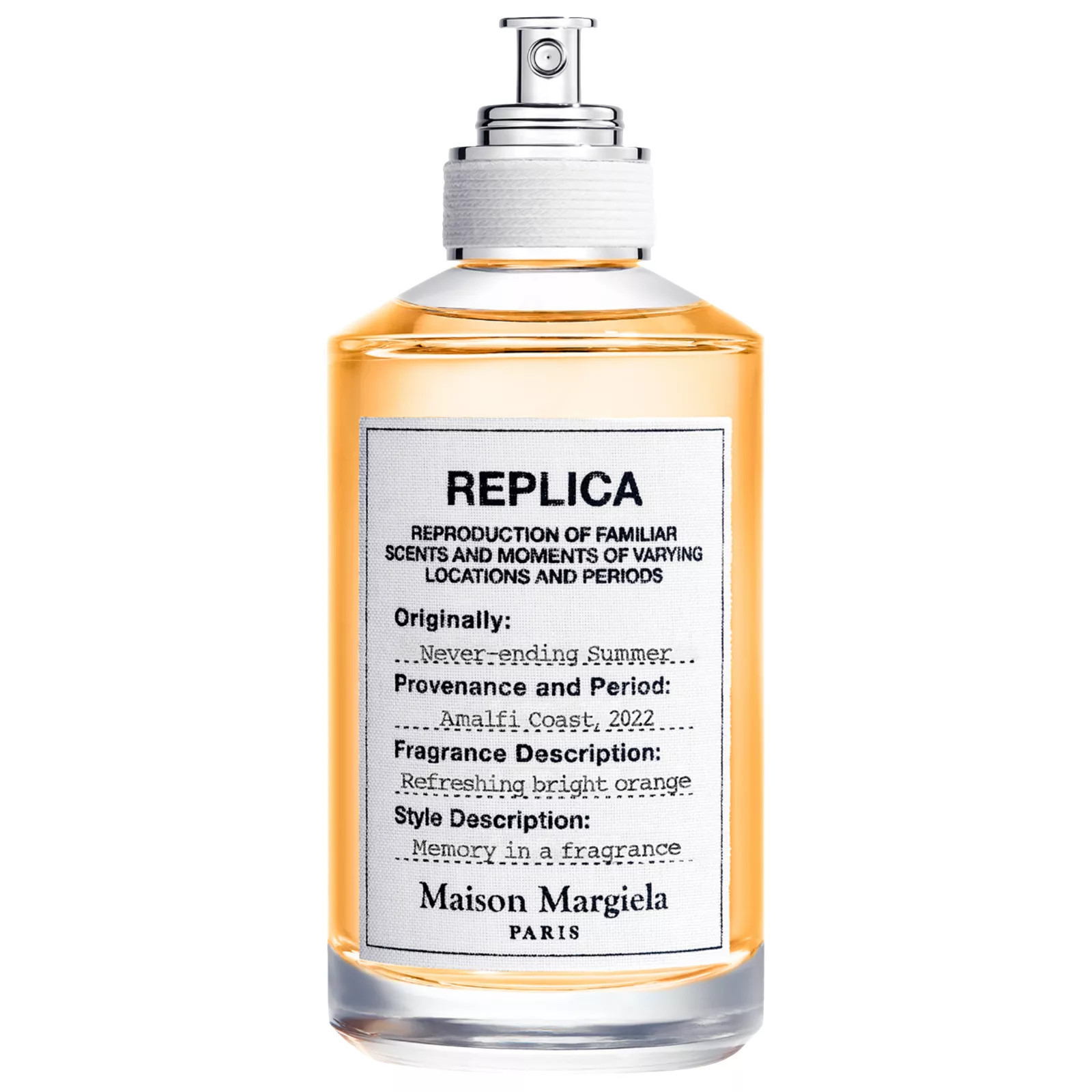 Maison Margiela 'REPLICA' Never-ending Summer Eau de Toilette with Orange and Spritz Accord, Size: 3.4 FL Oz, Nevrendsum | Kohl's