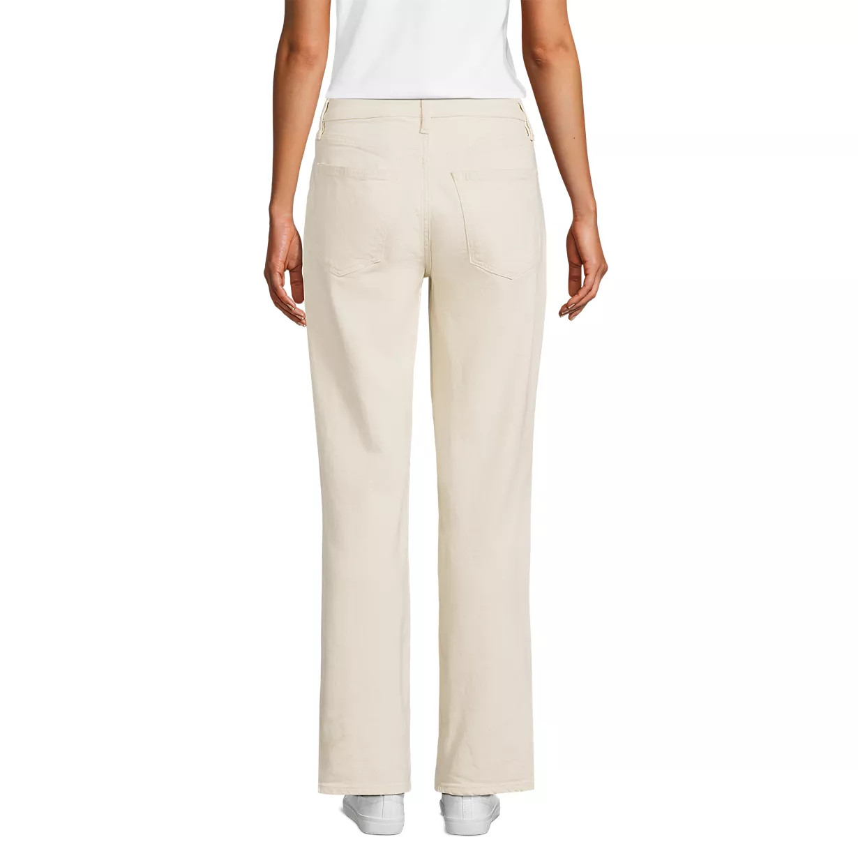 Women's Denim Mid Rise Boyfriend Jeans | Lands' End (US)