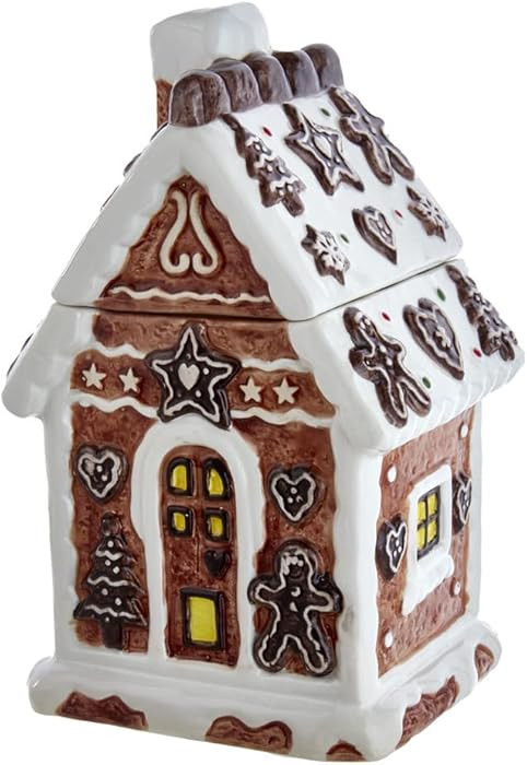 Kurt S. Adler 10.2-Inch Gingerbread House Cookie Jar | Amazon (US)