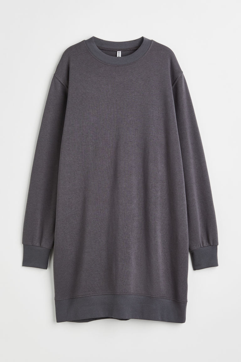 H & M - Sweatshirt Dress - Gray | H&M (US + CA)