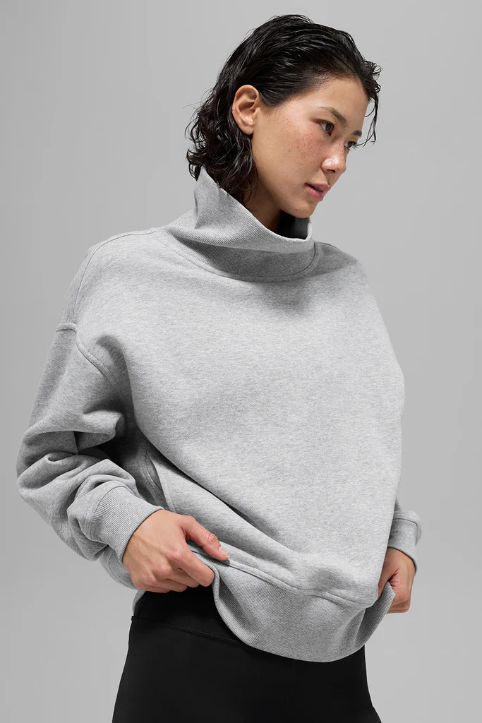 Hazy Mock Neck Pullover | Alo Yoga (US)