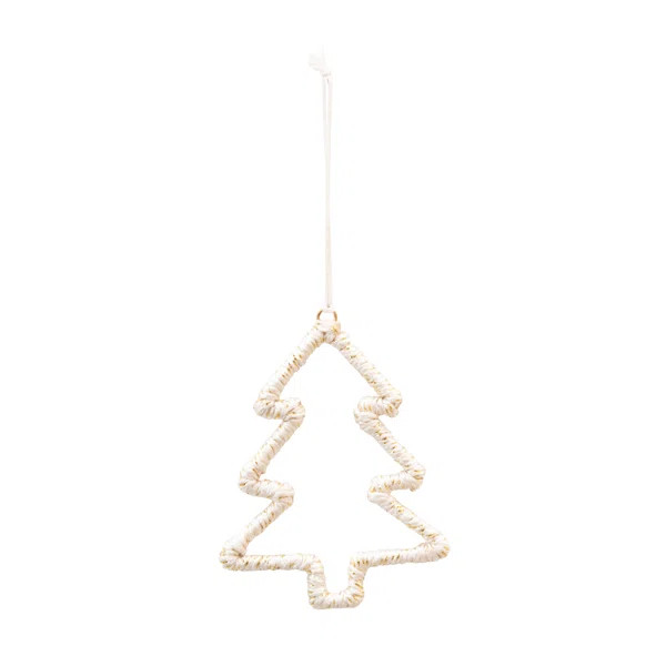 Yarn Wrapped Tree Holiday Shaped Ornament | Wayfair North America