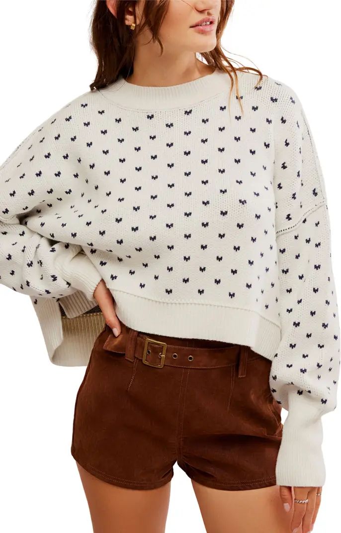 Easy Street Oversize Crop Sweater | Nordstrom