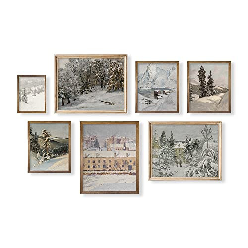 Boho French Country Large 11x14 Gallery of 7 Bathroom Poster Print - Aesthetic Botanical Picture ... | Amazon (US)