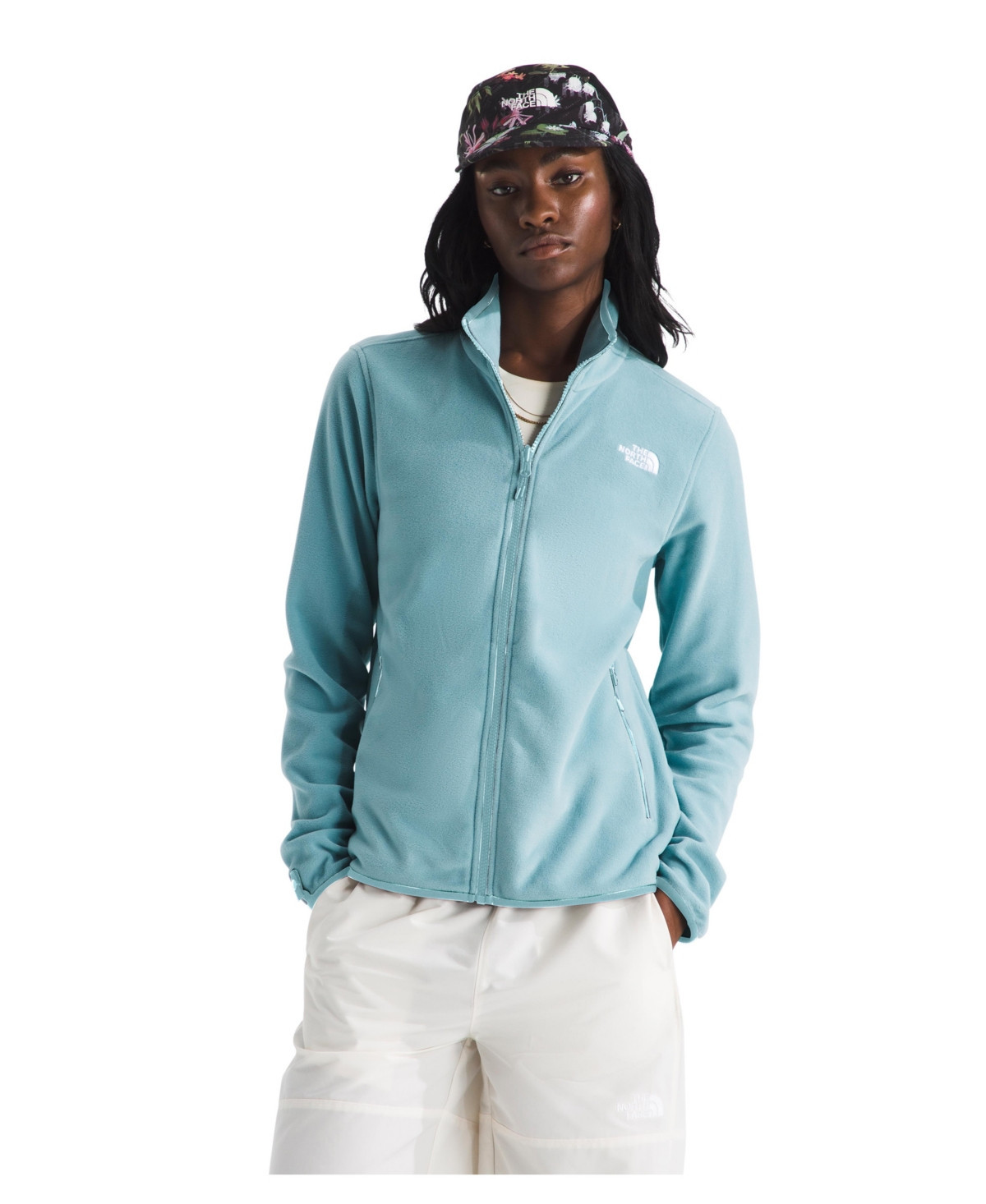 The North Face Women's Glacier Logo Detail Jacket - Blue Eclipse | Macy's