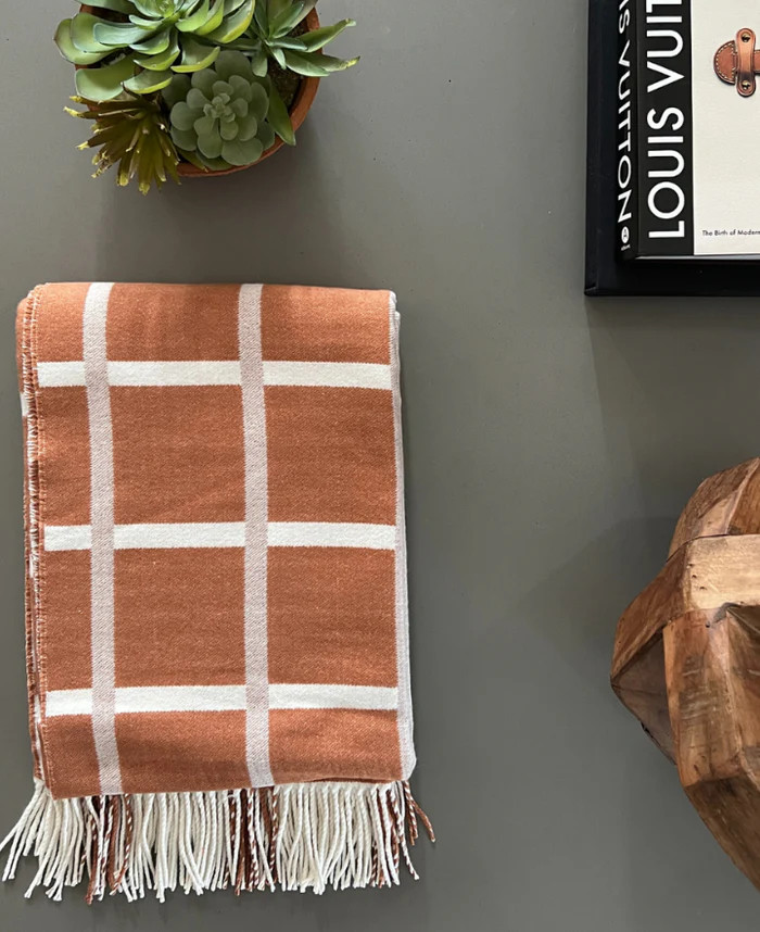 Tribeca Windowpane Throw | The Styled Collection