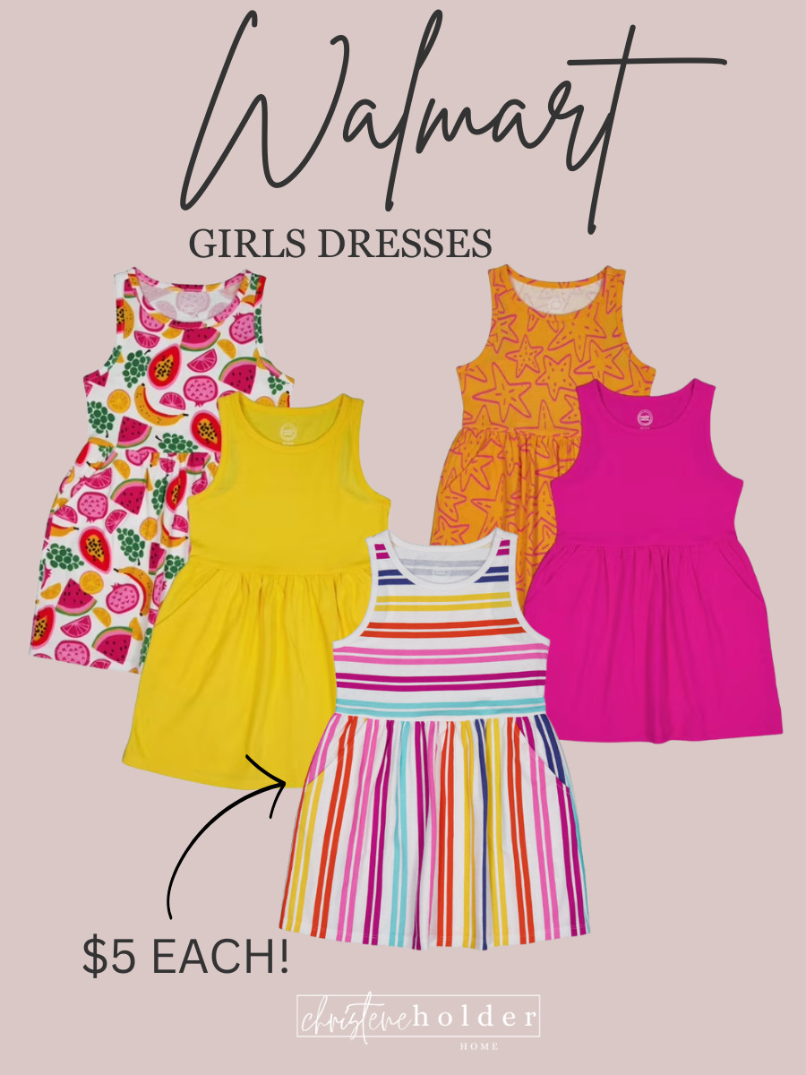 These girls’ dresses are $5 each (!!) and they’re seriously such a win for summer. I stocked up for my older daughter because they’re perfect for everyday play, errands, and even as coverups at the pool.

They’re soft, stretchy, and hold up well in the wash. The colors are so bright and fun, and they’re easy for little ones to throw on themselves, which makes mornings smoother for everyone 🙌

Walmart girls clothes, toddler summer outfits, affordable kids fashion, girls summer dresses, $5 play dresses, everyday kids clothing, mom-approved outfits 

 #LTKSummerEdit #LTKSeasonal #LTKKids