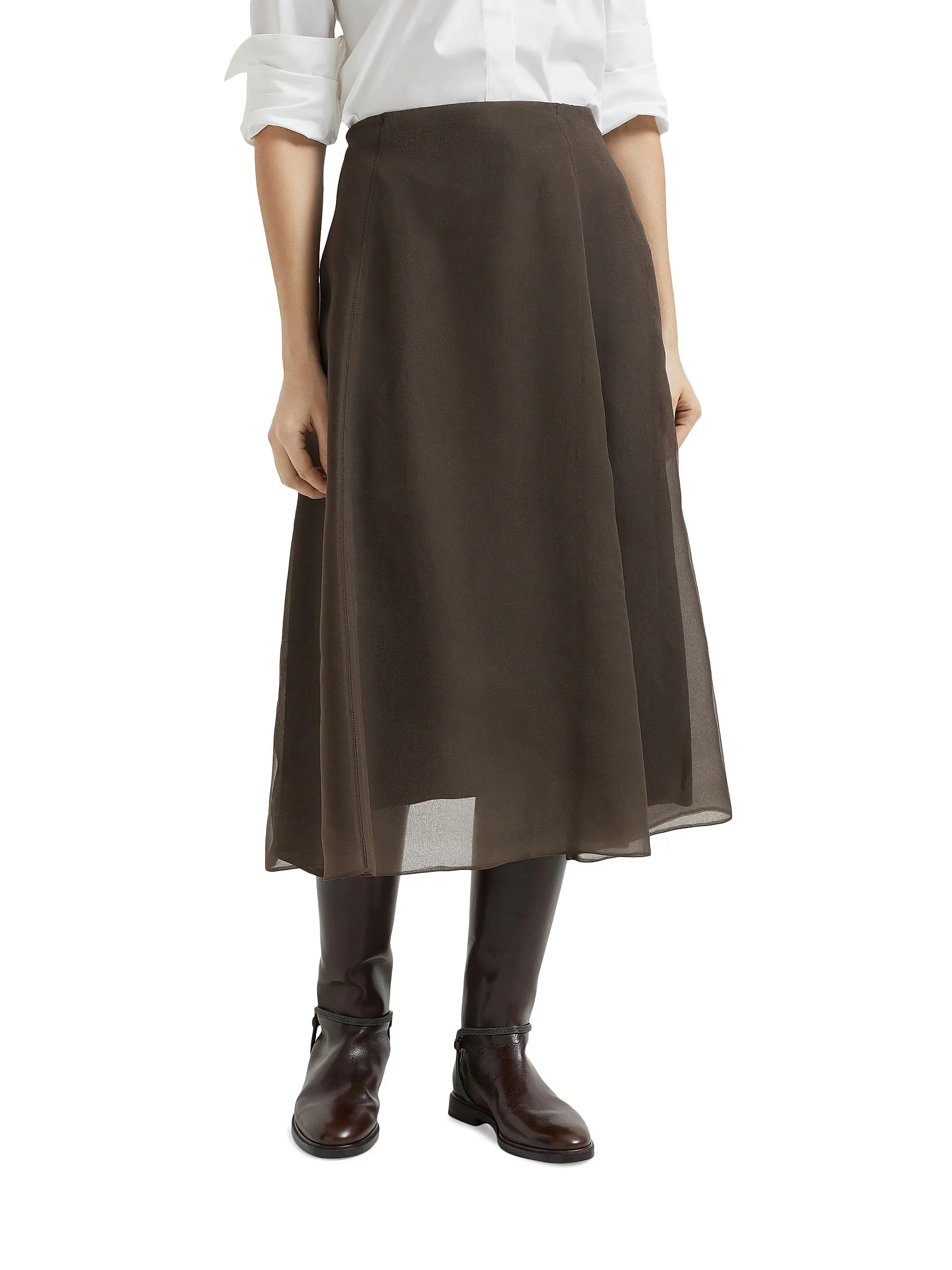 Crispy Silk Circle Skirt | Saks Fifth Avenue