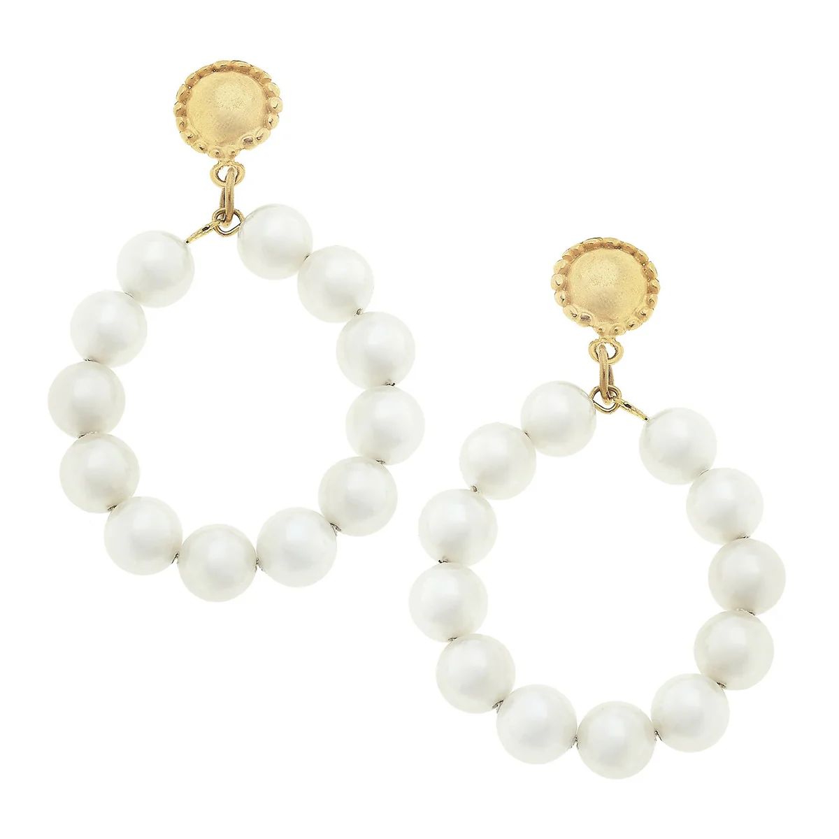 Pearl Loop Earrings | Susan Shaw