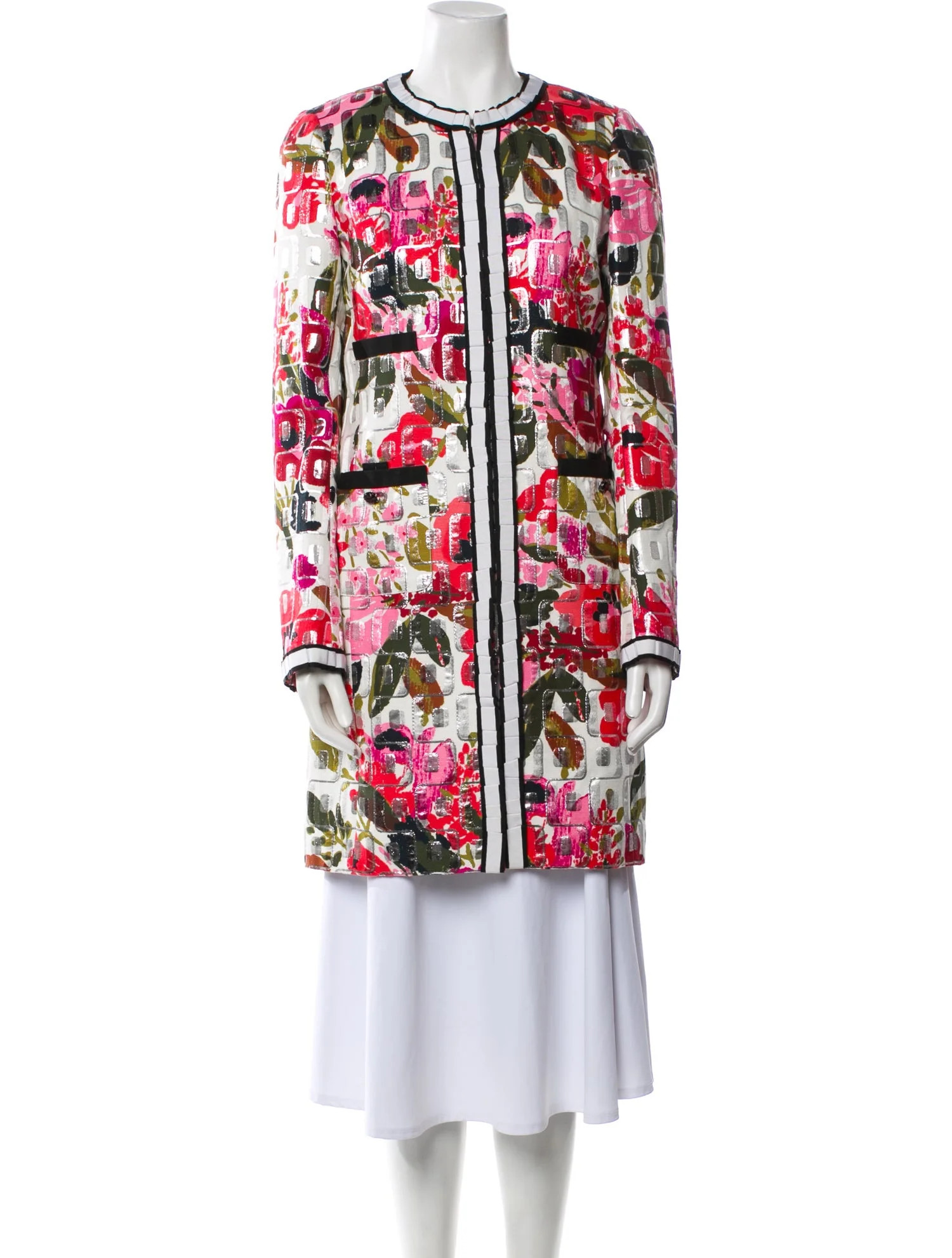 Floral Print Coat | The RealReal