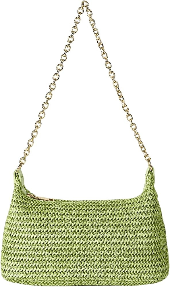 Verdusa Women's Straw Woven Shoulder Bag Tote Handbag Summer Beach Purse | Amazon (US)