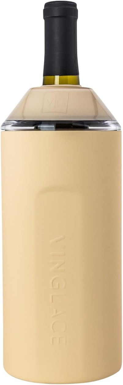 Vinglacé Wine Bottle Chiller- Portable Champagne Insulator- Stainless Steel Wine Cooler Sleeve -... | Amazon (US)
