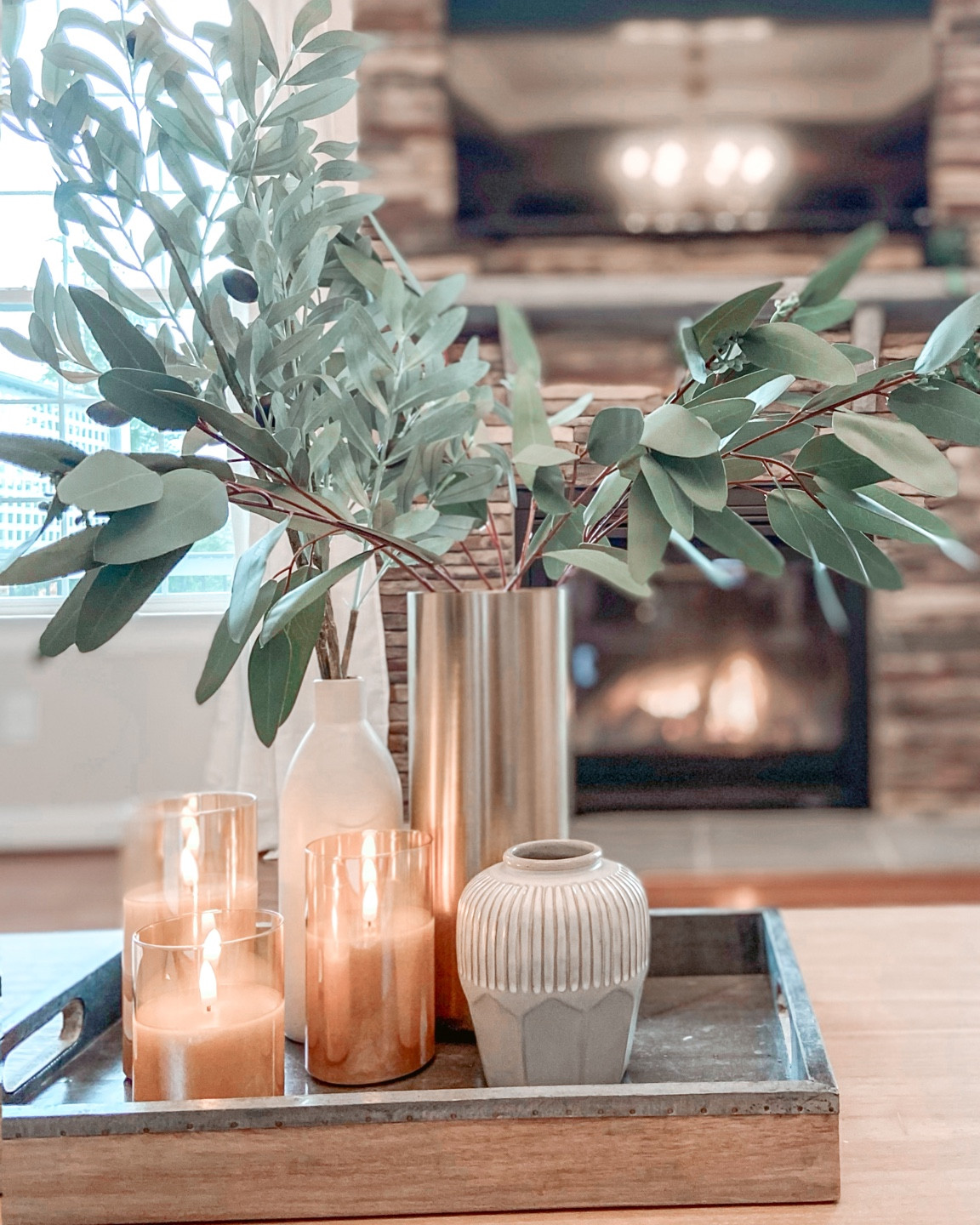 Cozy Rainy Day Vibes
Flameless LED candles from Amazon
Coffee table centerpiece decor
Eucalyptus stems

#LTKfindsunder50 #LTKSeasonal #LTKhome