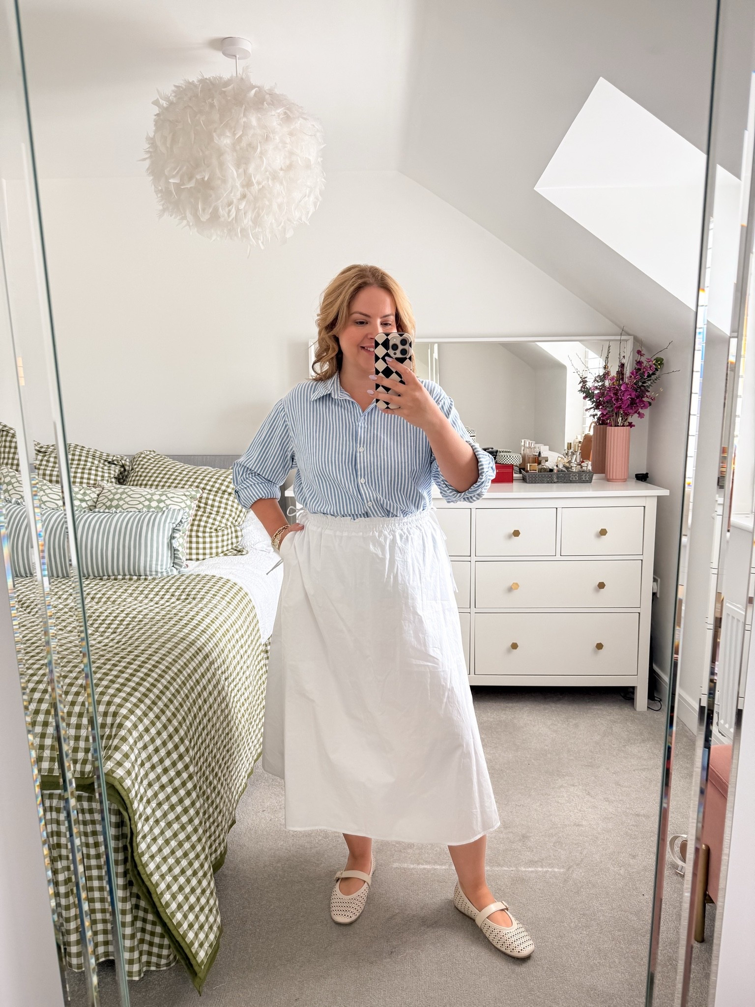 White midi skirt outfits, summer outfit, midsize summer outfit

#LTKuk #LTKsummer #LTKmidsize