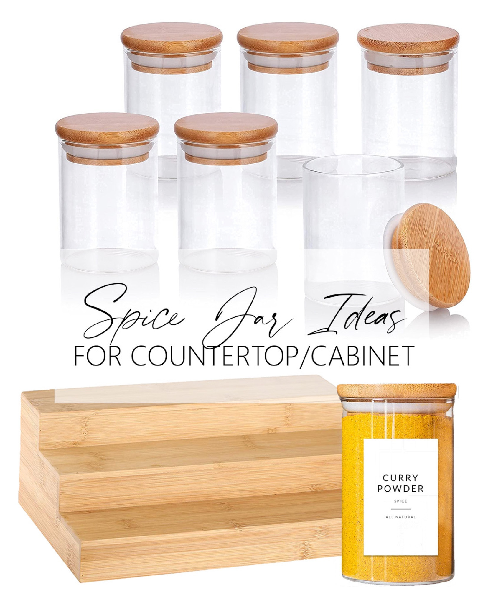 Spice Jar Ideas for Countertops or in Cabinet

#LTKFind #LTKstyletip #LTKhome