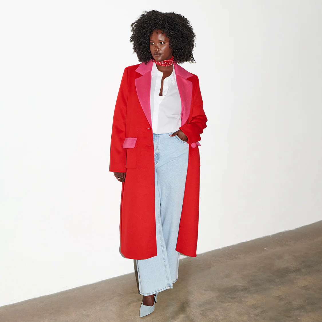 Red Wool 55 Coat | Never Fully Dressed US