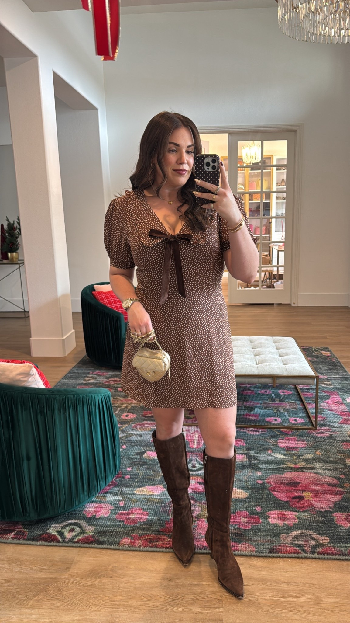 curvy midsize outfit for Friendsgiving or Thanksgiving! wearing size 12 in dress 

#LTKSeasonal #LTKMidsize #LTKHoliday