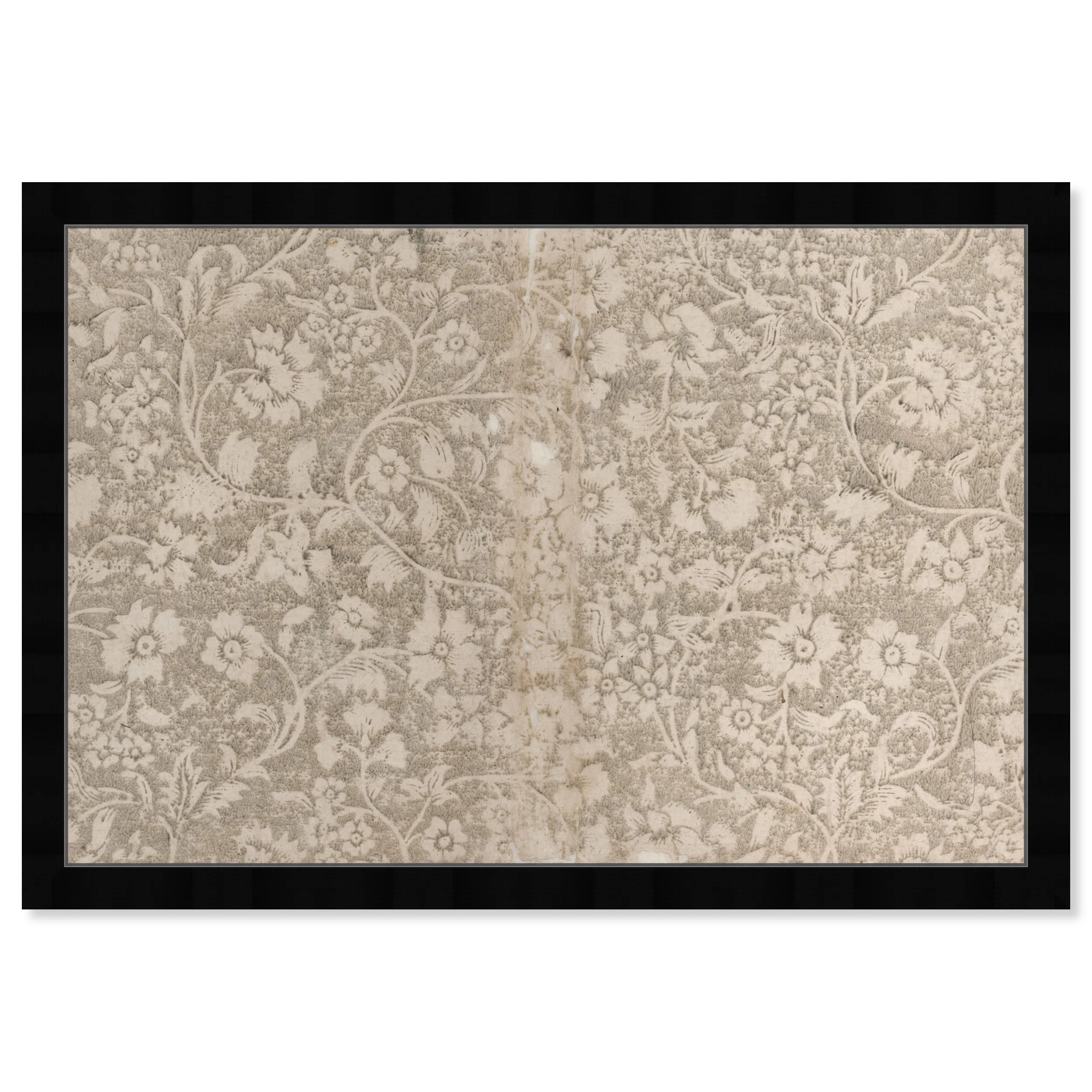 Birch Lane™ Aesthetic Beige Floral Pattern Canvas by Birch Lane™ - Picture Frame Print | Wayf... | Wayfair North America