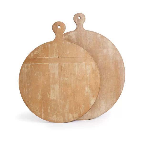 Medlin 2 Piece Rubberwood Cutting Board Set | Wayfair Professional