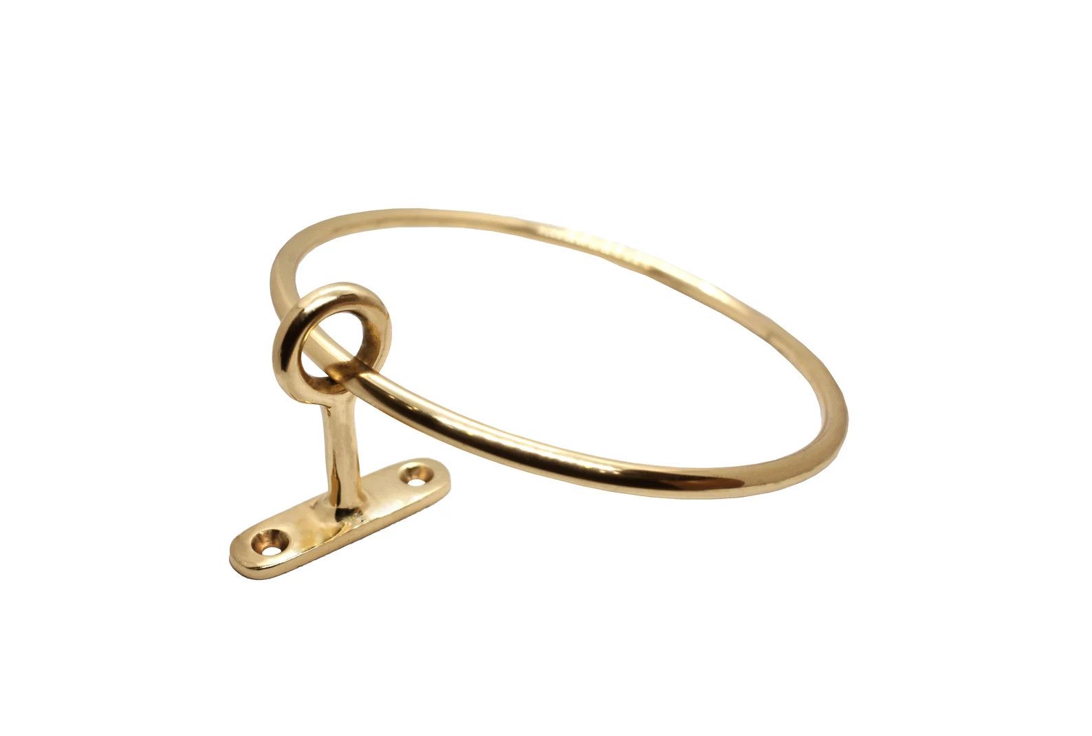 Unlacquered Minimalist Brass Towel Ring / Solid Heavy Brass and Handcrafted / Selling Fast and Li... | Etsy (US)