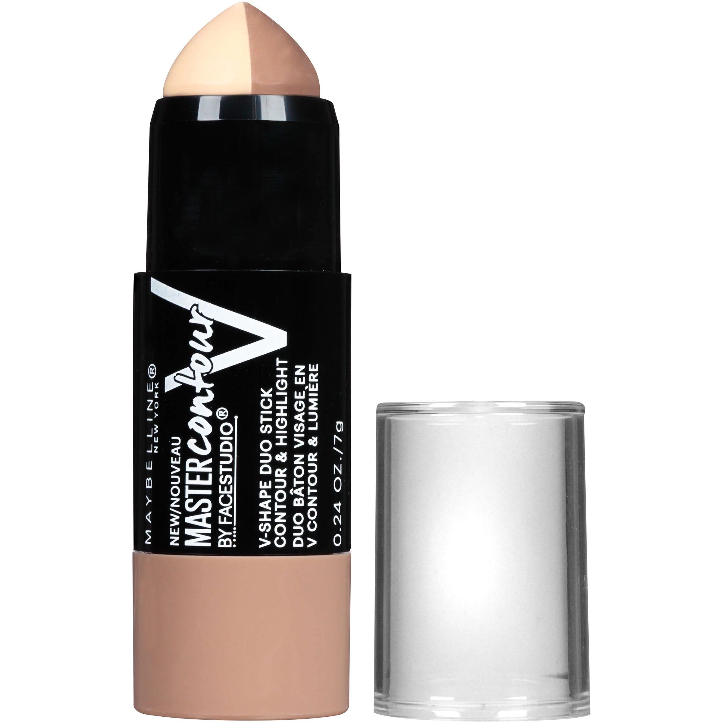 Maybelline Facestudio Master Contour V-Shape Duo Stick, 10 Light, 0.24 oz | Walmart (US)