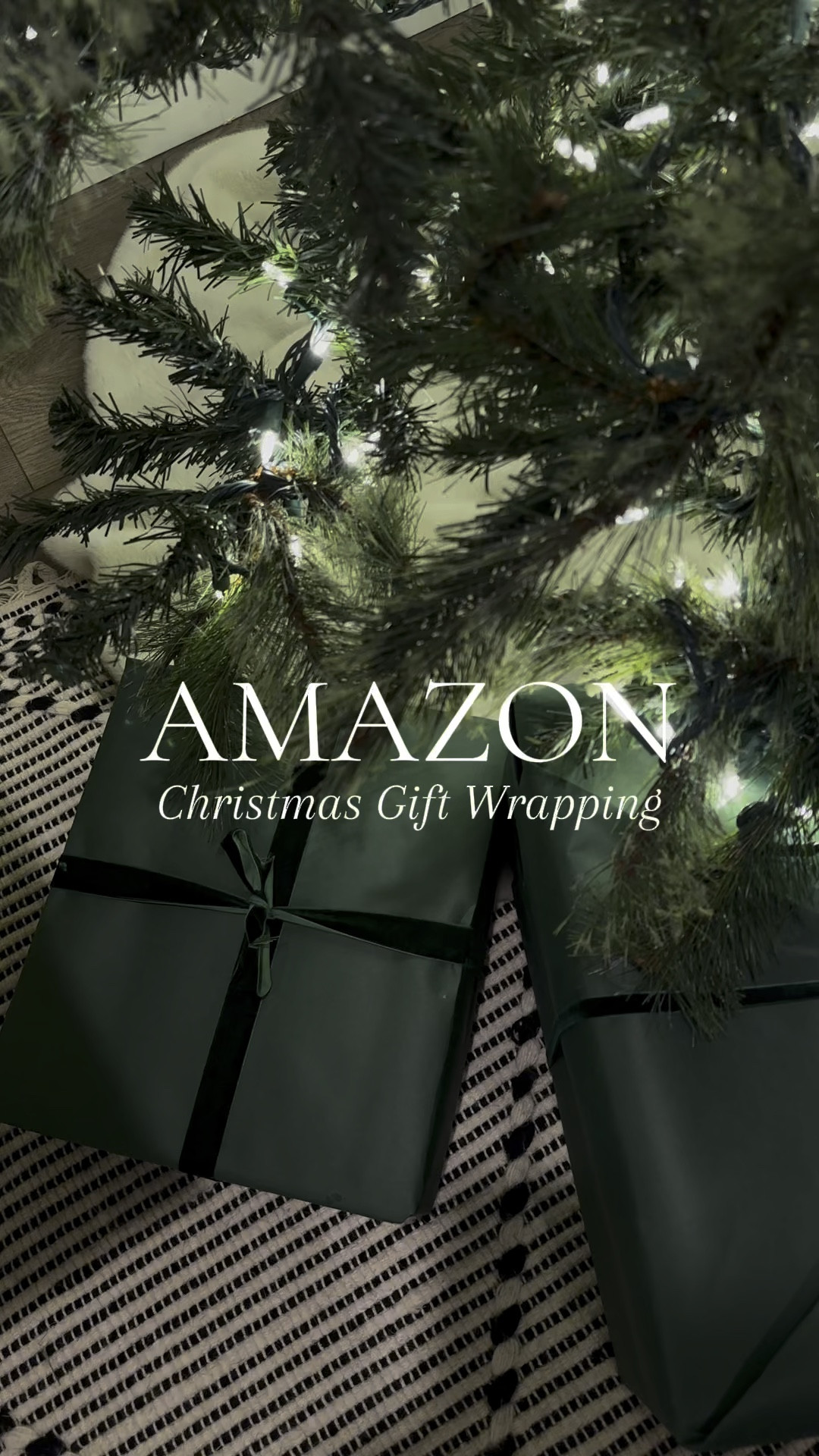 Amazon Christmas gift wrapping 🤍🌲 love the monochromatic gift wrapping trend this year 🌲 everything used is linked down below! 

#LTKSeasonal #LTKGiftGuide #LTKHoliday