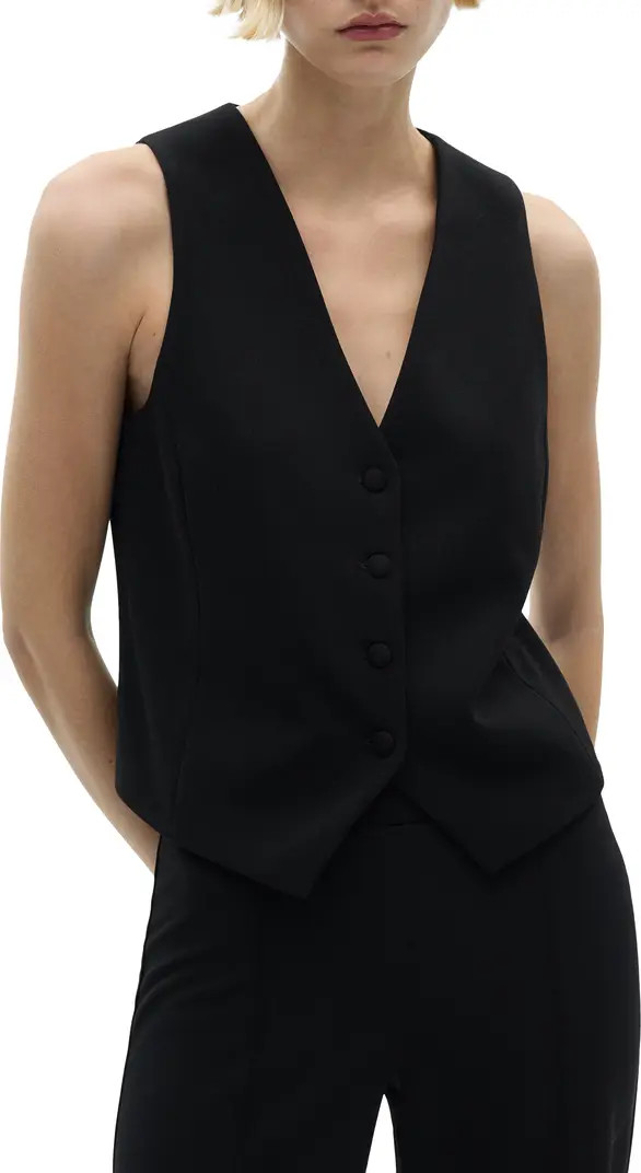 MANGO Suit Waistcoat with Buttons | Nordstrom | Nordstrom