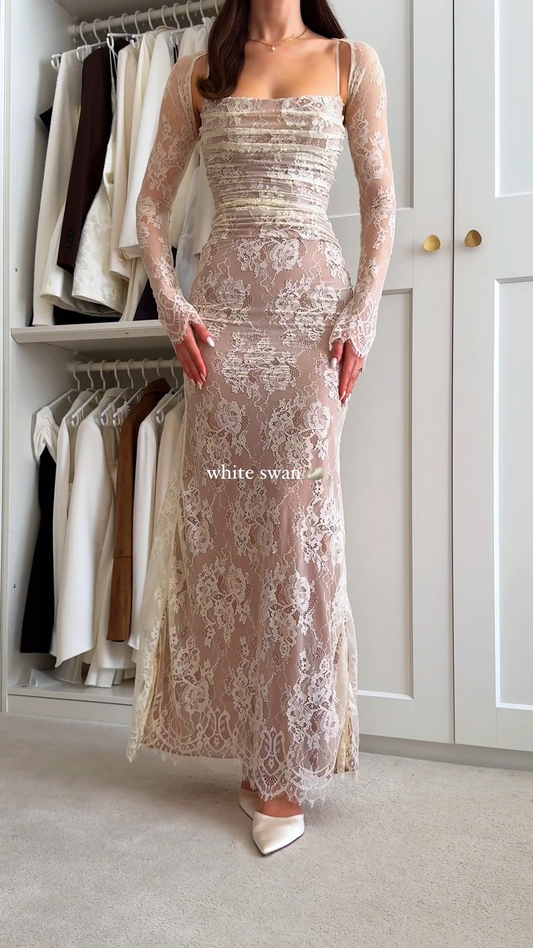 white swan vs. black swan 🦢🖤 which one are you?

the white lace dress would be perfect for a romantic dinner date, engagement party, bridal occasions / weddings, photoshoot, birthday parties…🫶🏼

the black lace dress would be perfect for a cocktail party, theatre / opera date night, halloween ball, fall / winter birthday, black tie gala, prom…✨

#fallfashion #autumnfashion #blackdress #whitedress #lacedress #outfitinspo #femininestyle #whiteswan #blackswan #darkfeminine #houseofcb #vintagestyle #bridalwear #pinterestaesthetic #softgirl #maxidress

#LTKSeasonal #LTKTall #LTKParties