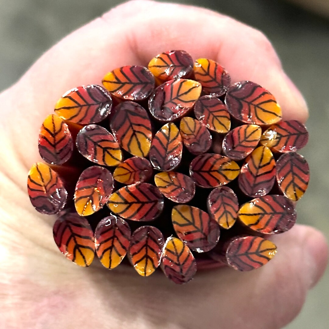 Coe 90 Burgundy Leaves 1.5oz Wilderness Glass - Etsy | Etsy (US)