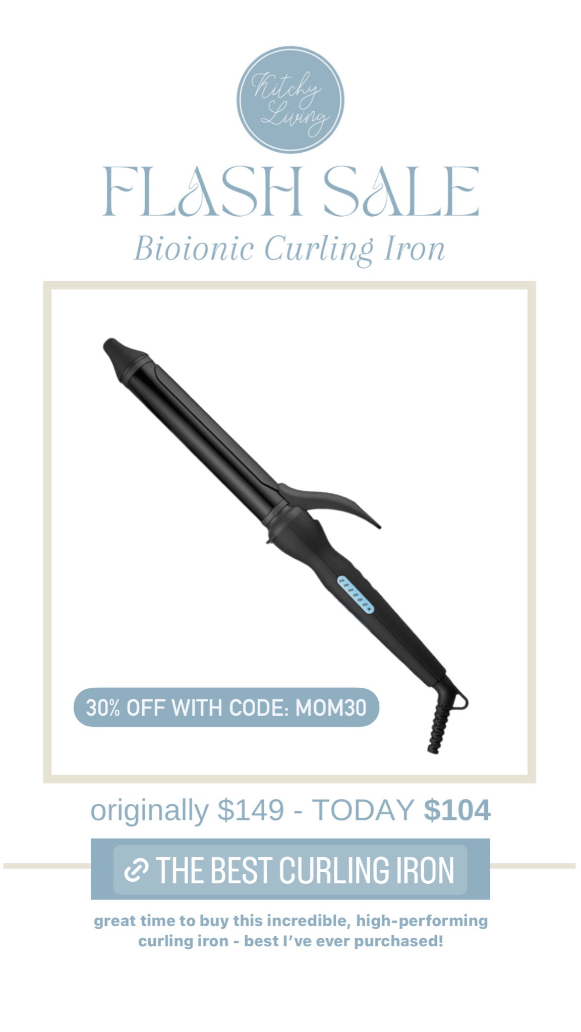 Bioionic Products are 30% OFF with CODE: MOM30 #mothersday #bioionic #beautytools #salesalert #beautysale

#LTKbeauty #LTKsalealert