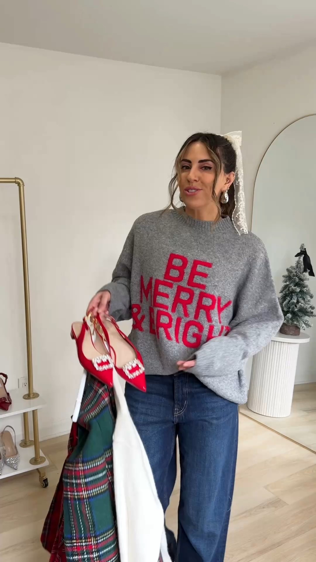 Holiday outfit ideas for a Christmas festival 🎄🤶🏼

PS SUGARED35 will get you 35% off most of these!

Outfit 1: Merry sweater (medium) and denim jeans (26)

Outfit 2: Oversized Christmas sweater (medium) and plaid bubble dress (small)

Outfit 3: Plaid Bubble Dress (small) layered with a tartan blazer (medium)

#LTKHoliday #LTKSeasonal #LTKStyleTip