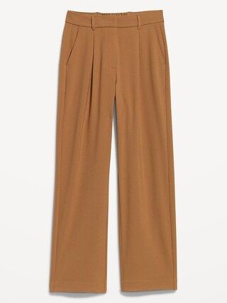 Extra High-Waisted Pleated Taylor Trouser Wide-Leg Pants for Women | Old Navy (US)