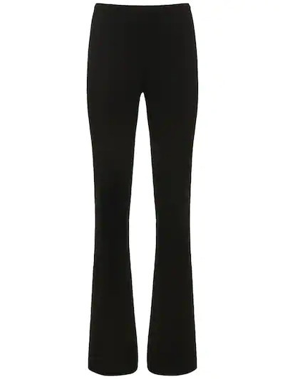 Heart cutout viscose blend pants - Mach & Mach - Women | Luisaviaroma | Luisaviaroma