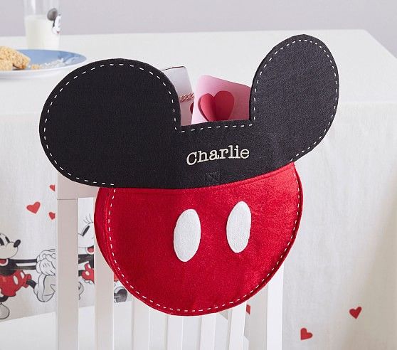 Disney Mickey Mouse Valentines Chairbacker | Pottery Barn Kids