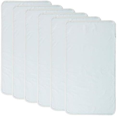 Belsden 6PK Extra Large Quilted Changing Pad Liners Waterproof, Cotton Bamboo Ultra Soft Changing... | Amazon (US)