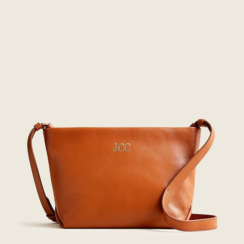 Oslo soft leather crossbody bag | J.Crew US