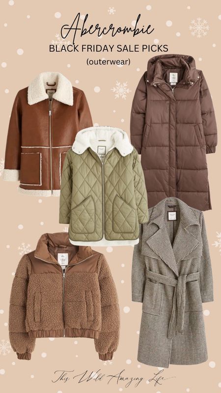 Outerwear picks from Abercrombie Black Friday sale 