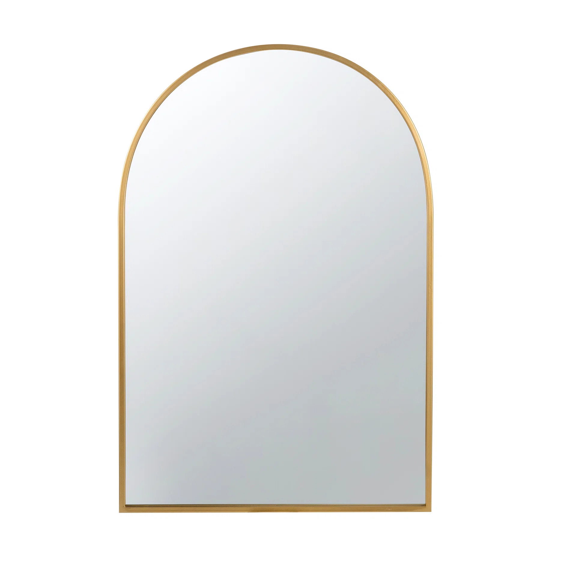 Gold Framed Arched Accent Mirror 24X36 - Add A Distinctive Touch To Your Home 24" X 36" With Fram... | Wayfair North America
