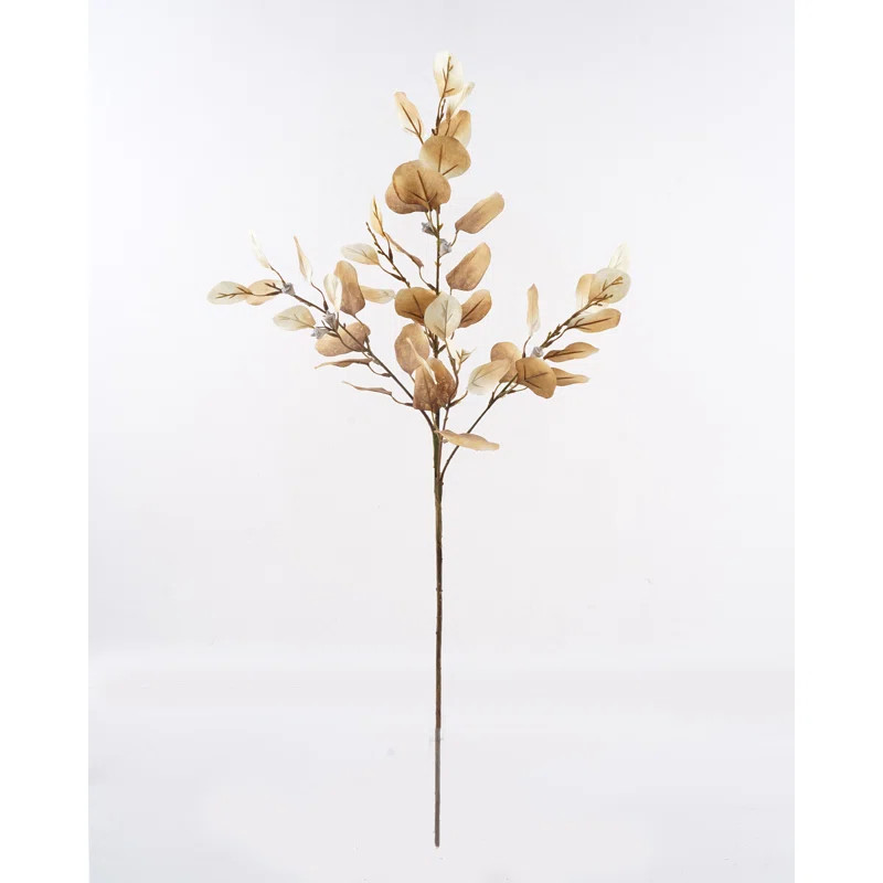 Artificial Fall Winter Eucalyptus Leaves Branch For Vase Filler, Farmhouse Long Stem Bulk Foliage... | Wayfair North America