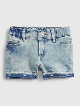 Toddler Shortie Demim Shorts with Washwell™ | Gap (US)