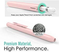 MoKo Holder Case for Apple Pencil, Retractable Tip Cap for iPad Pro 9.7/12.9/iPad Air (3rd Genera... | Amazon (US)