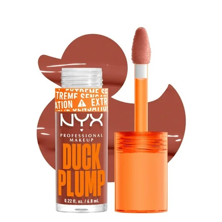 NYX Professional Makeup Gloss Collections Duck Plump Lip Gloss Brown Of Applause 0.23 fl oz | Walmart (US)