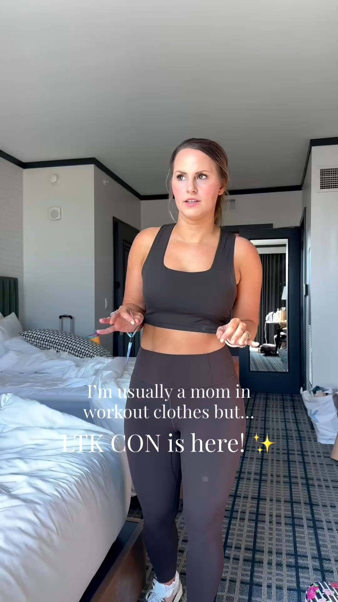 Ltkcon get ready with me! 

Size m in workout set and size Small in the dress. Perfect for workwear or teacher outfit

#LTKCon #LTKootd #LTKgrwm